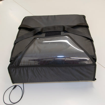 Heated Pizza Delivery Bag Complete Set, Small 12V